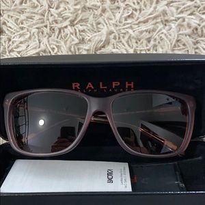 Ralph Lauren rose/purple framed sun glasses